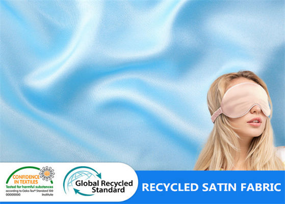 O poliéster reciclado 100% do ANIMAL DE ESTIMAÇÃO alisa acessórios do descanso de Matt Satin Silk For Blindfold